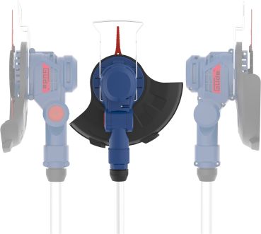 GÜDE Rasentrimmer Akku Motorsense Sense Trimmer RT 18-201-05 inkl Akku Ladegerät 