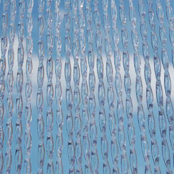 CASA Türvorhang "Albi 2" 90 x 210 cm Fliegenvorhang transparent/weiß Casa 