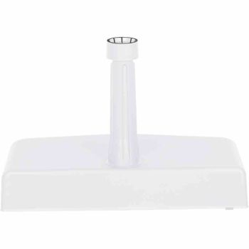 SIENA GARDEN Balkonständer 20 kg, weiß Kunststoffrohr 18-36 mm 