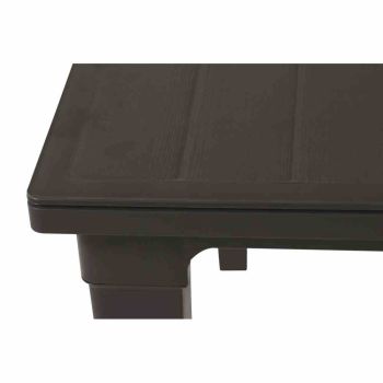 ALLIBERT Lofttisch Futura 165x95 cm graphit Vollkunststoff Gartentisch 