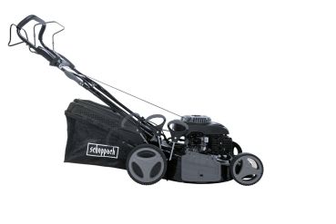 SCHEPPACH Rasenmäher Benzin mit Antrieb Elektrostart 7PS 53cm 7in1 MS225-53EB Stahlgehäuse|Radantrieb|Reinigunsfunktion|65L|224ccm