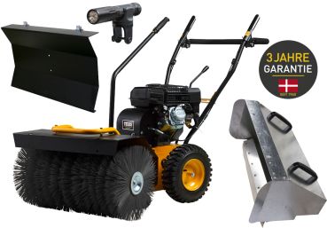 TEXAS Kehrmaschine Benzin 70 cm Laubsammler Schneeschieber Handy Sweep 710TG SET