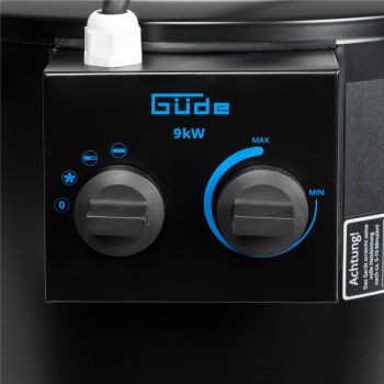 GÜDE GH 9 E Elektroheizer Heizgerät Bauheizer Bautrockner Heizlüfter 400V 9kW  