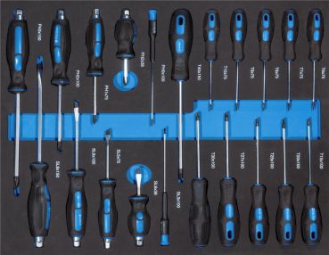 GÜDE GW 7 Werkstattwagen Werkzeugwagen Wagen 7 Schubladen 226-teilig 