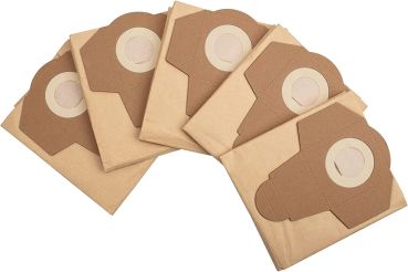 SCHEPPACH 5x Papierfilter Filtersäcke Filter Staubbeutel für NTS30 Nasssauger 