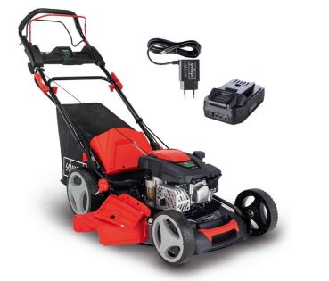 SCHEPPACH Benzin Rasenmäher mit Radantrieb Elektrostart 51cm 7in1 MS173-51E