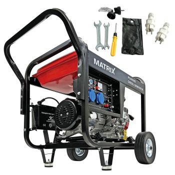 MATRIX Notstromaggregat Stromerzeuger Stromgenerator Diesel PG4000D **2.WAHL** 