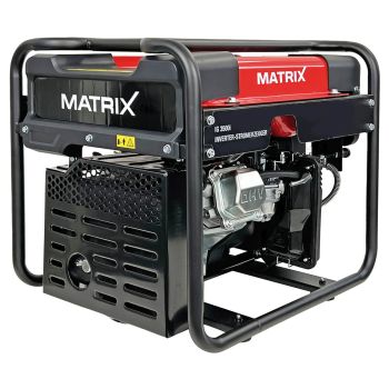 MATRIX Profi Stromerzeuger Inverter Notstromaggregat 3500 Watt Benzin IG3500i 
