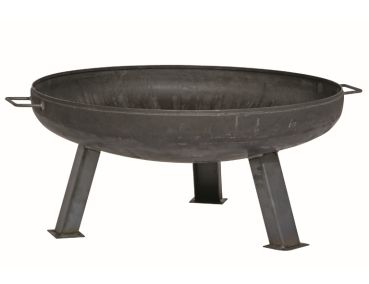 SIENA GARDEN Feuerschale XXL 79cm mit Windschutz Feuerkorb Lagerfeuer Feuerstelle 