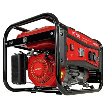 MATRIX Notstromaggregat Stromerzeuger Generator Benzin 2,3kW 230V PG 2300