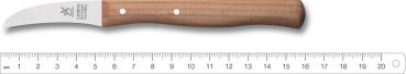 WINDMÜHLENMESSER Schälmesser Vogelschnabel 16 cm Kirsche rostfrei 