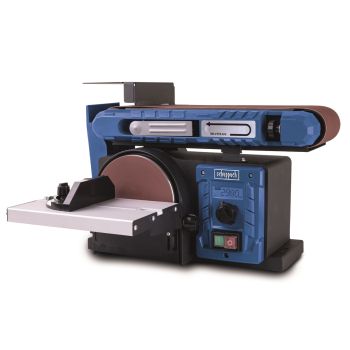 Scheppach Bandschleifer Tellerschleifer BTS800Vario mit Drehzahlregulierung 370W 