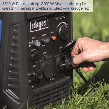 SCHEPPACH SG3500i Inverter Stromerzeuger Notstromaggregat Generator Benzin 3500W