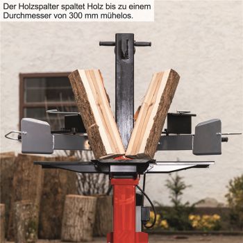 HBH Holzspalter 230V HSSN800 Brennholzspalter stehend 3kW 8 Tonnen 8t elektr. 