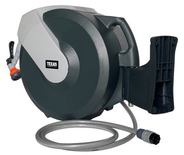 TEXAS Automatik Schlauchtrommel LUX 20 20m Schlauch Gartenschlauch Wandmontage 