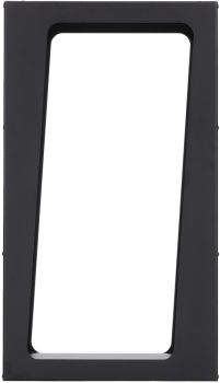 MAGNUS Brennholzregal R159 Schwarz Kaminregal Holzregal Ofenregal Regal 