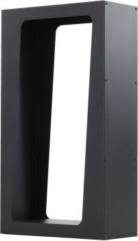 MAGNUS Brennholzregal R159 Schwarz Kaminregal Holzregal Ofenregal Regal 