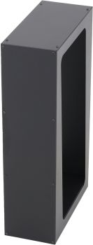 MAGNUS Brennholzregal R159 Schwarz Kaminregal Holzregal Ofenregal Regal 