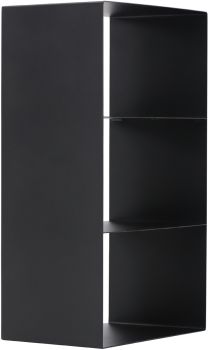 MAGNUS Brennholzregal "R147" Schwarz Kaminregal Holzregal Ofenregal 