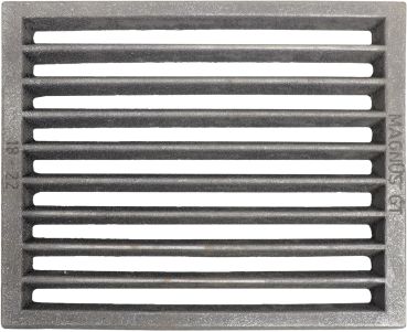 2 Stk. MAGNUS Ofenrost “RP2” Rost Ascherost Kaminrost aus Gusseisen 18x22x1,5cm 