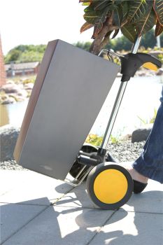 TEXAS Gartenwagen Kübelkarre Transportkarre Blumenkübel bis 75cm 60kg Tragkraft 