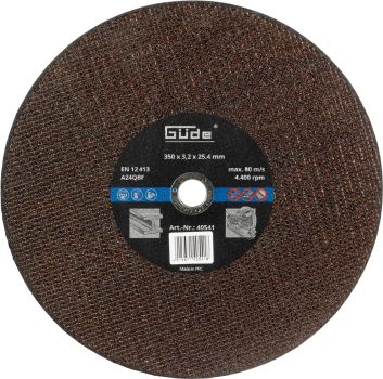 GÜDE Metalltrennscheibe 350 x 25,4 Trennscheibe für Metallsäge GMT 355 