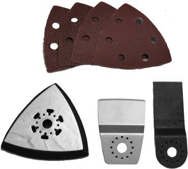 GÜDE Multiwerkzeug MW 300 E Multitool Schleifer Schaber Trenner 300 Watt  