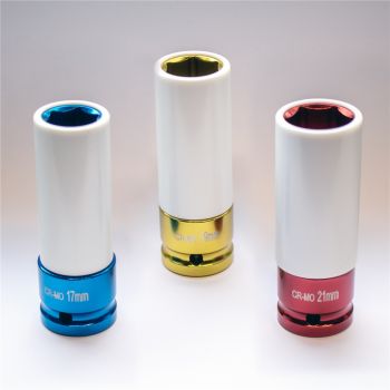 GÜDE Stecknüsse 3-tlg. 1/2" Schlagnüsse 85mm 3 teilig 