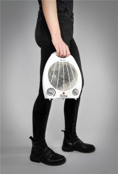 GÜDE Heizlüfter GH 2000 Heizer 2000 Watt 3 Stufen Lüfter Heizung Thermostat 