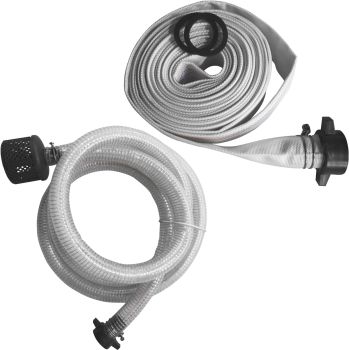 GÜDE Schlauch-Set 4 + 10 Meter mit Grobfilter für Motorpumpe GMP 15.22 