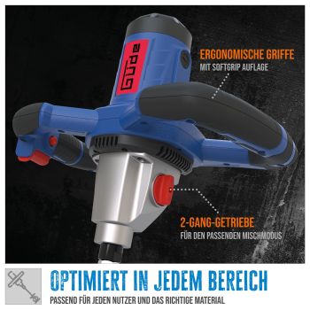 GÜDE Rührwerk Betonmischer Handrührgerät Betonrührer Mörtelrührer GRW 1814.1 