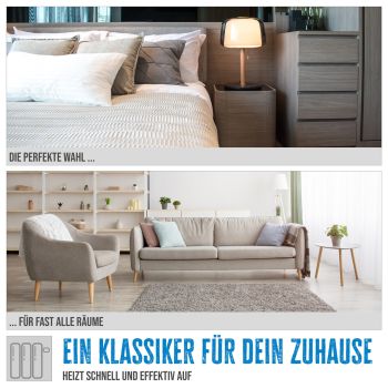 GÜDE Heizlüfter GH 2000 Heizer 2000 Watt 3 Stufen Lüfter Heizung Thermostat 