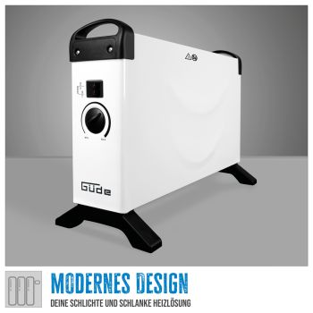 GÜDE GKH 2000 Konvektionsheizgerät Heizlüfter Heizer 2000 Watt Elektroheizer 