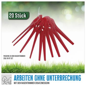 GÜDE 20 Ersatzmesser Freischneider Messerblatt Rasentrimmer Motorsense 250/18RT 