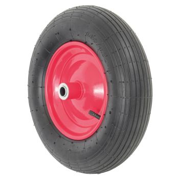 Matrix Marken Schubkarre groß Schubkarren 100l 250kg Luftrad Bauschubkarre rot 