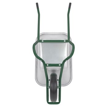 Matrix Schubkarre 100l 250kg PU-Rad Bauschubkarre grün Scheibtruhe *2.Wahl* 