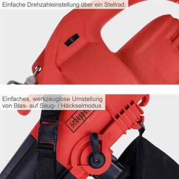 Scheppach Laubsauger Laubbläser elektrisch 230V BLV3000E 4in1 3000W *GEBRAUCHT* 