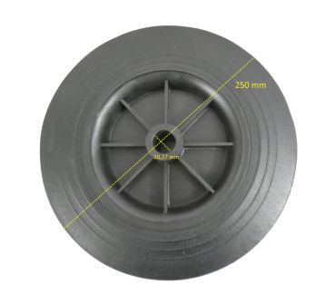 SIRL Ersatzrad Reifen für Betonmischer 250 x 60 mm passend für BP, PRO, ECOPRIME 