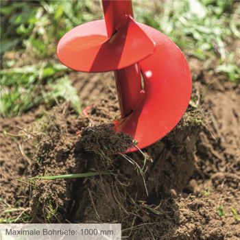 Scheppach Erdbohrer Handerdbohrer Erdlochbohrer HEA700 150mm 104cm **gebraucht** 