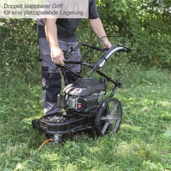 Scheppach Wiesenmäher Hochgrasmäher Rasenmäher Benzin 56cm 4,1 PS HMP161-56B 