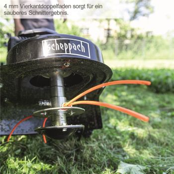 Scheppach Wiesenmäher Hochgrasmäher Rasenmäher Benzin 56cm 4,1 PS HMP161-56B 