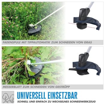 GÜDE Akku Freischneider FS 18-0 30cm Rasentrimmer Trimmer Spule ohne Akku 