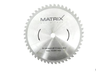 MATRIX Diamanttrennscheibe 160mm x 12mm und 160mm x32mm Kreissäge TST 1500-160 