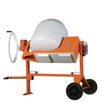 SIRL B200S Profi Betonmischer 190L 230V 0,75PS Leise 2,05m³/h Zahnkranzfrei 