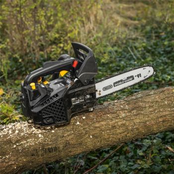 TEXAS Kettensäge Benzin Top Handle Motorsäge XCS2600 25cm 2Takt 26cm³ 1,2PS 