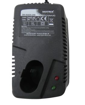 Matrix Ersatzteile Ladegerät DK-KADA-240 24V 1,85A Akku- Ladegerät Ersatzlader 