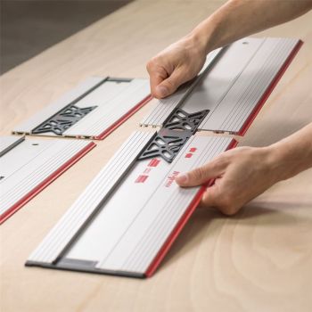 MAFELL Führungsschiene F-Max3 4-teilig bis 148 cm inkl Winkelanschlag und Koffer 
