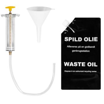 TEXAS 40-11336 Öl Absaugkit Ölwechselset Ölpumpe mit Altölbeutel 