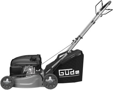 GÜDE Rasenmäher Benzin mit Antrieb Radantrieb Eco Wheeler 415 R 3in1 145ccm 42cm  