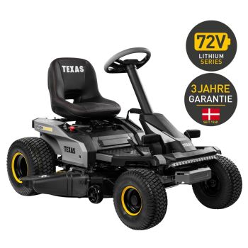 TEXAS Epsilon R9600Li Akku-Rasentraktor mit 96 cm Schnittbreite & 72V Power

 